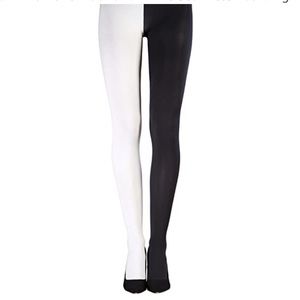 NIP Costume Mates Two-tone Seamless Tights